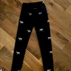 Gold sheep XS black legging